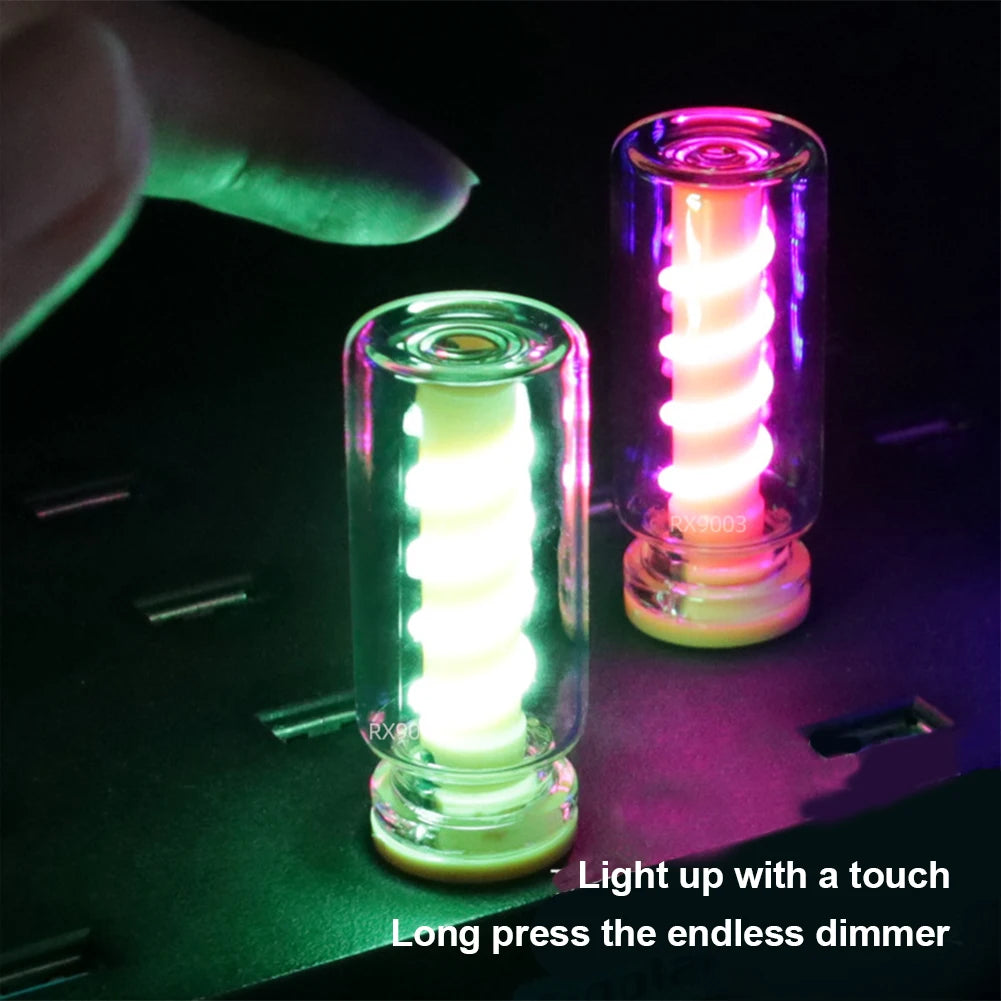 For Daily Lighting Bulb Atmosphere Lamp LED Spiral Filament Light Handmade DIY Camping Light LED Flexible Retro USB Light Bulb