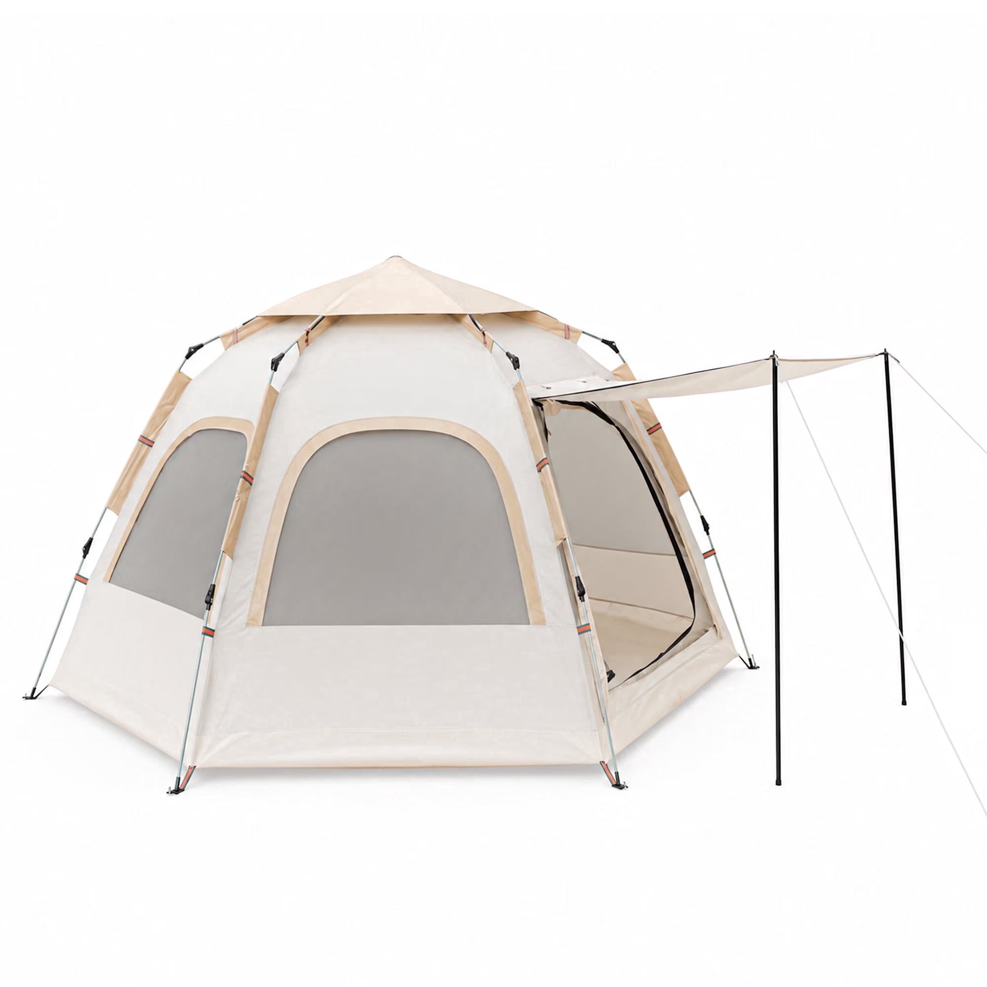 2-3 Person Camping Tent, Instant Pop up Tents for Camping- 60S Automatic Easy Setup Tent, Double-Layer Waterproof & Windproof Instant Tents for Hiking Backpacking