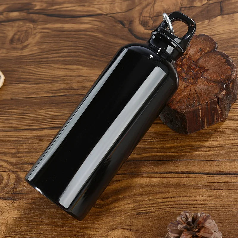 Alloy Water Bottle 750Ml Single Wall Camping Portable Picnic Sports Kettle