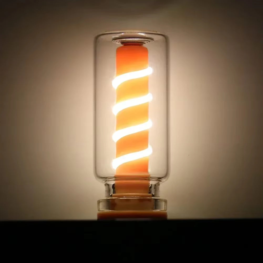 For Daily Lighting Bulb Atmosphere Lamp LED Spiral Filament Light Handmade DIY Camping Light LED Flexible Retro USB Light Bulb