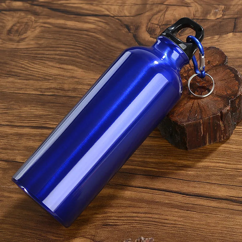 Alloy Water Bottle 750Ml Single Wall Camping Portable Picnic Sports Kettle