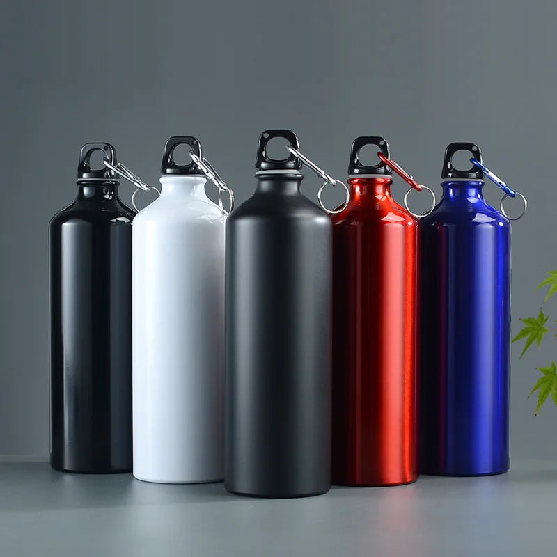 Alloy Water Bottle 750Ml Single Wall Camping Portable Picnic Sports Kettle