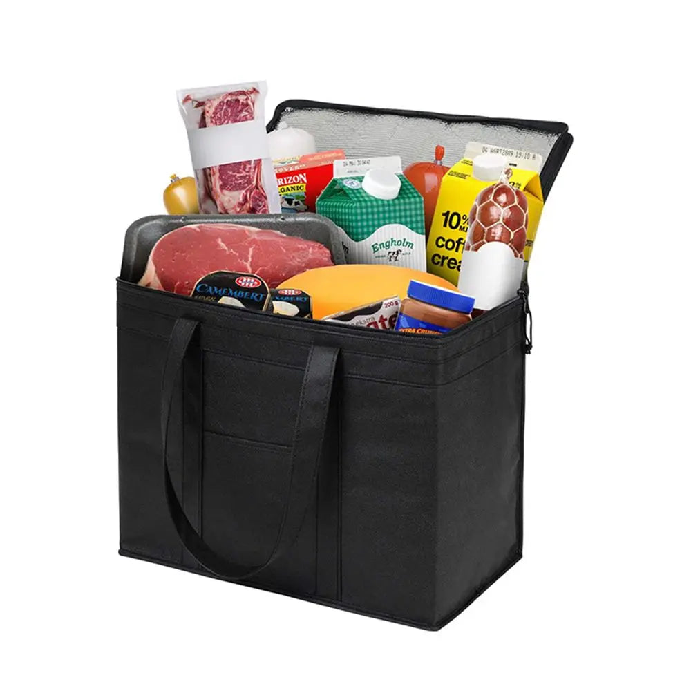 Camping Cooler Box Picnic Bag Food Drink Storage Bag Extra Large Travel Lunch Bag Drink Ice Insulated Cooler Cool Bag
