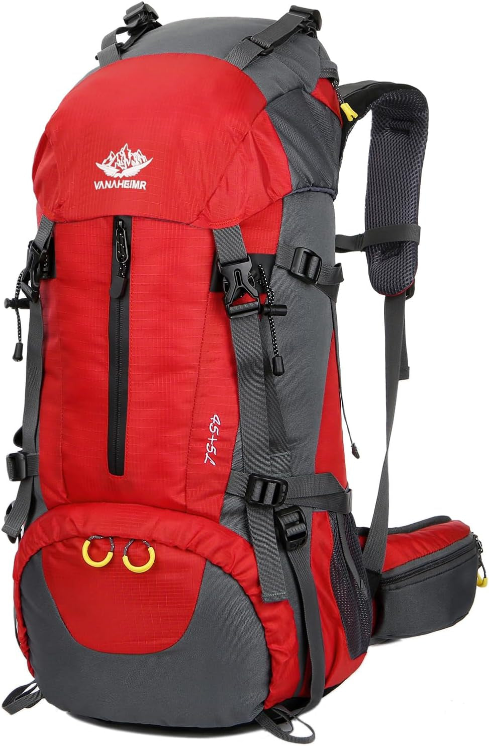 50L Hiking Backpack Men Camping Backpack with Rain Cover 45L+5L Lightweight Backpacking Backpack Travel Backpack