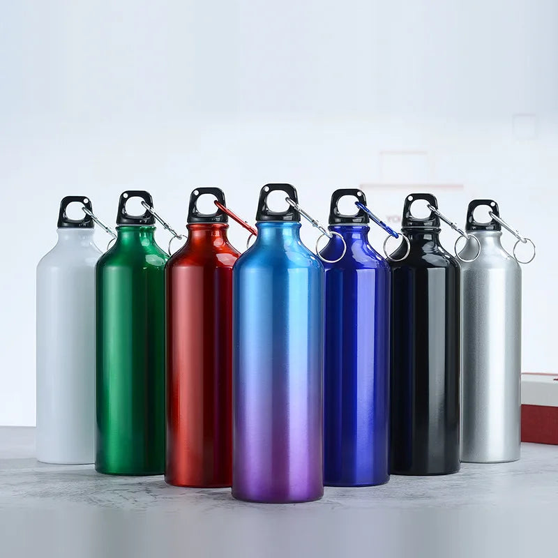 Alloy Water Bottle 750Ml Single Wall Camping Portable Picnic Sports Kettle
