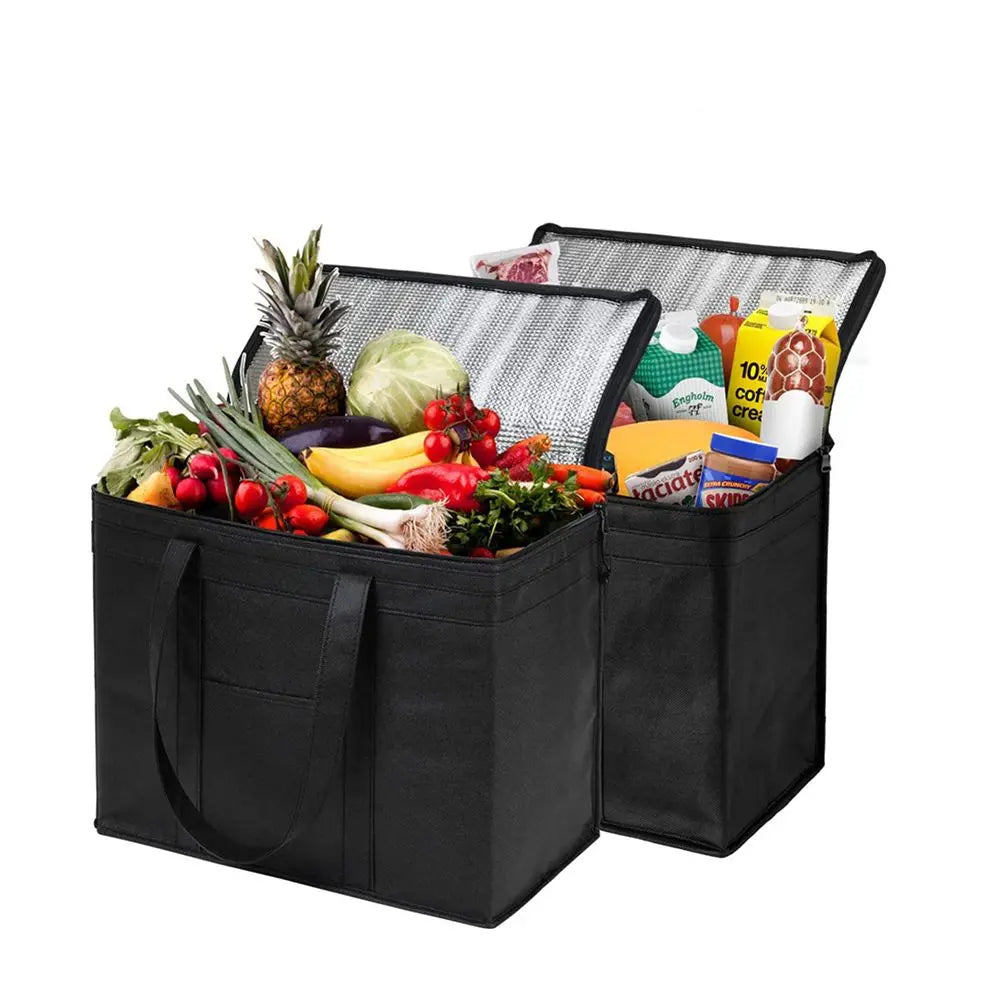 Camping Cooler Box Picnic Bag Food Drink Storage Bag Extra Large Travel Lunch Bag Drink Ice Insulated Cooler Cool Bag
