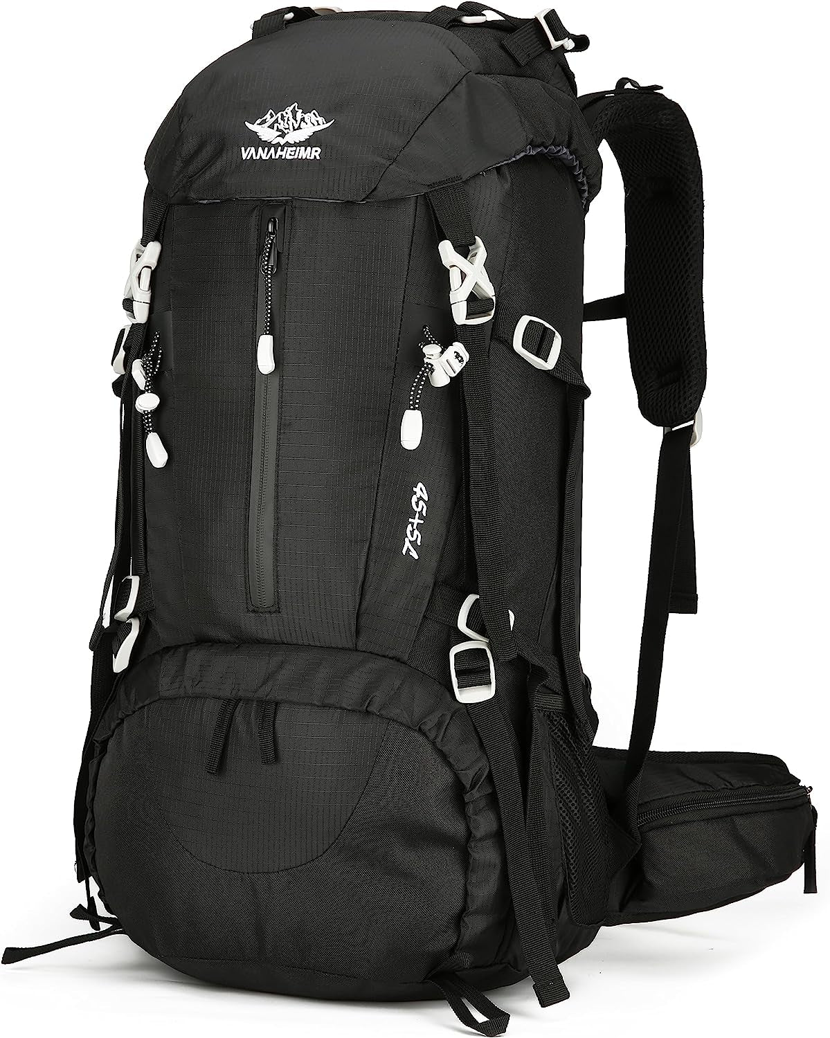 50L Hiking Backpack Men Camping Backpack with Rain Cover 45L+5L Lightweight Backpacking Backpack Travel Backpack