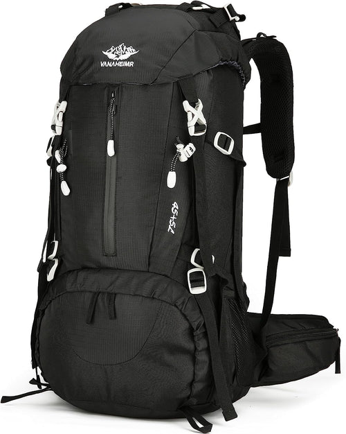 50L Hiking Backpack Men Camping Backpack with Rain Cover 45L+5L Lightweight Backpacking Backpack Travel Backpack
