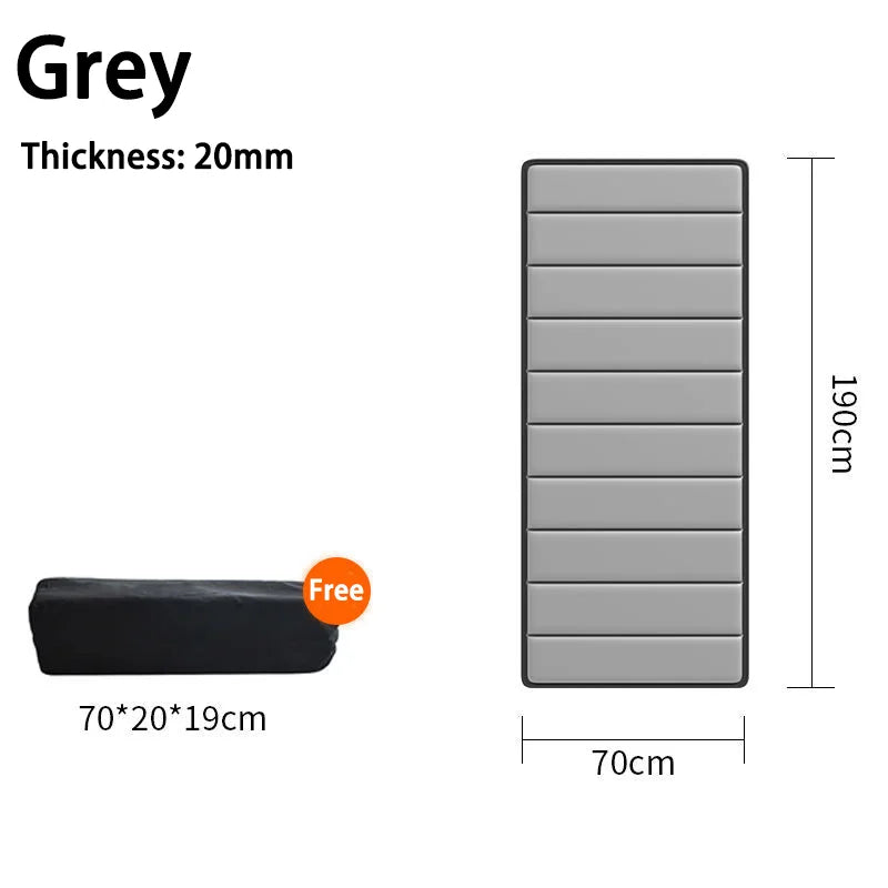 Non-Inflatable Car Travel Bed Outdoor Camping Folding Bed Portable SUV Mattress Universal Travel Mattress