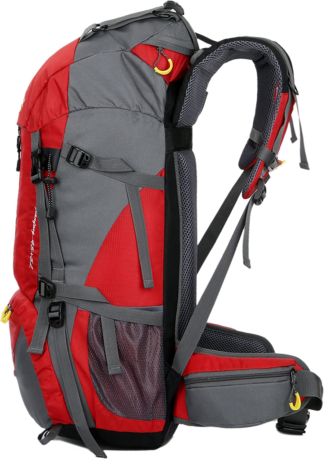 50L Hiking Backpack Men Camping Backpack with Rain Cover 45L+5L Lightweight Backpacking Backpack Travel Backpack