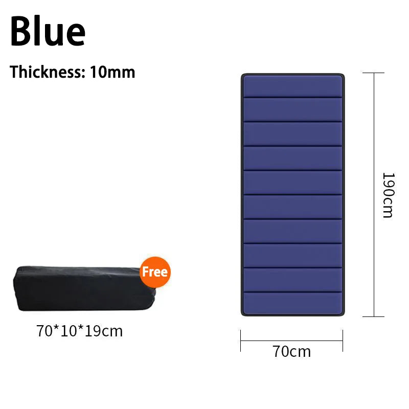 Non-Inflatable Car Travel Bed Outdoor Camping Folding Bed Portable SUV Mattress Universal Travel Mattress