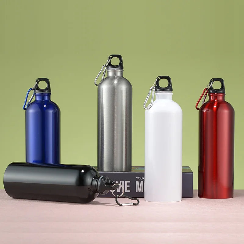 Alloy Water Bottle 750Ml Single Wall Camping Portable Picnic Sports Kettle