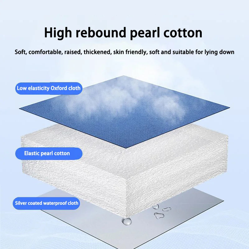 Non-Inflatable Car Travel Bed Outdoor Camping Folding Bed Portable SUV Mattress Universal Travel Mattress