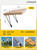 Outdoor Folding Chair with Umbrella High Back Moon Chair Shade with Ceiling Portable Fishing Camping Beach Chair