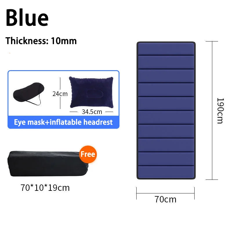 Non-Inflatable Car Travel Bed Outdoor Camping Folding Bed Portable SUV Mattress Universal Travel Mattress