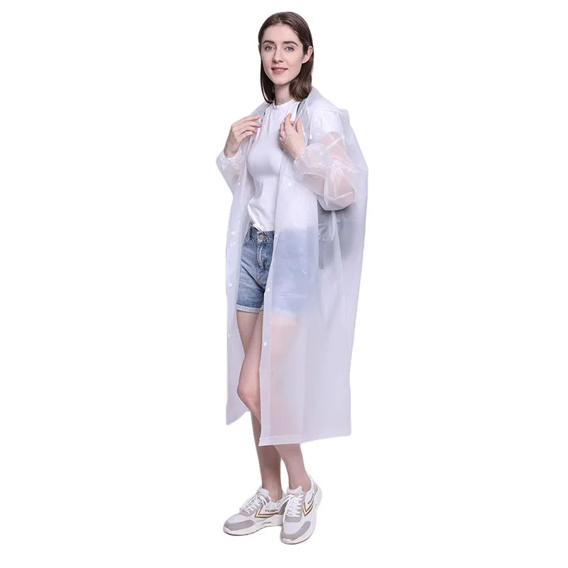 New Waterproof Raincoat Adult Travel Fashion Raincoats Outdoor Portable Lightweight Clothing Reusable Poncho Rainwear Supplies