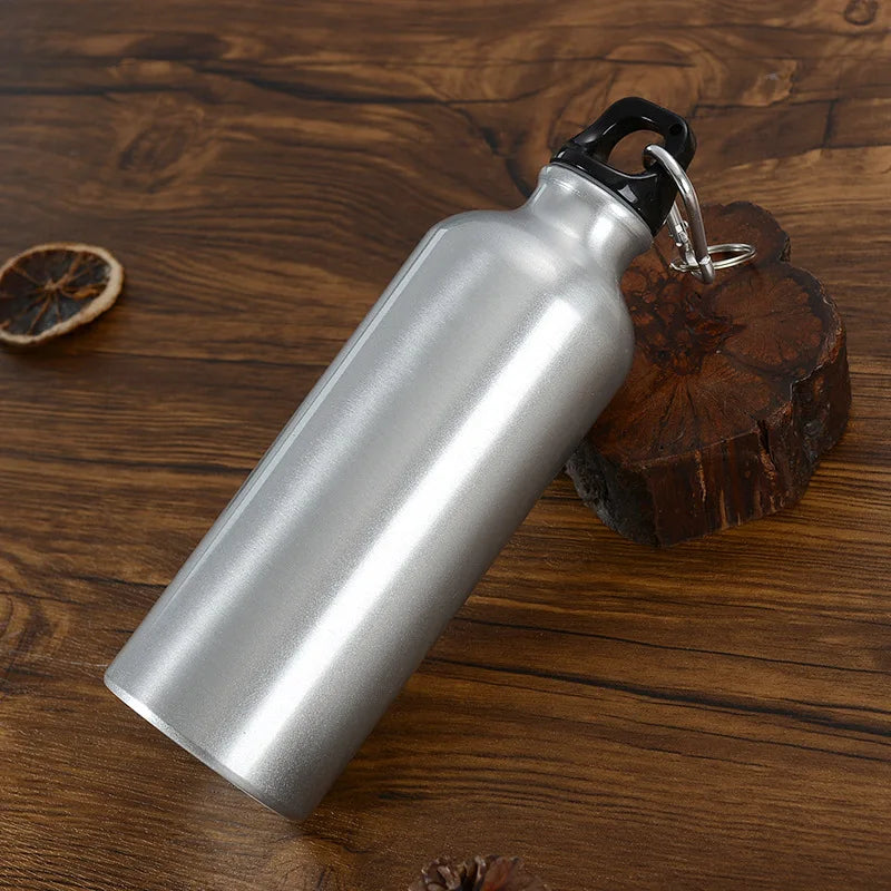 Alloy Water Bottle 750Ml Single Wall Camping Portable Picnic Sports Kettle