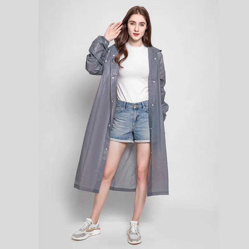 New Waterproof Raincoat Adult Travel Fashion Raincoats Outdoor Portable Lightweight Clothing Reusable Poncho Rainwear Supplies