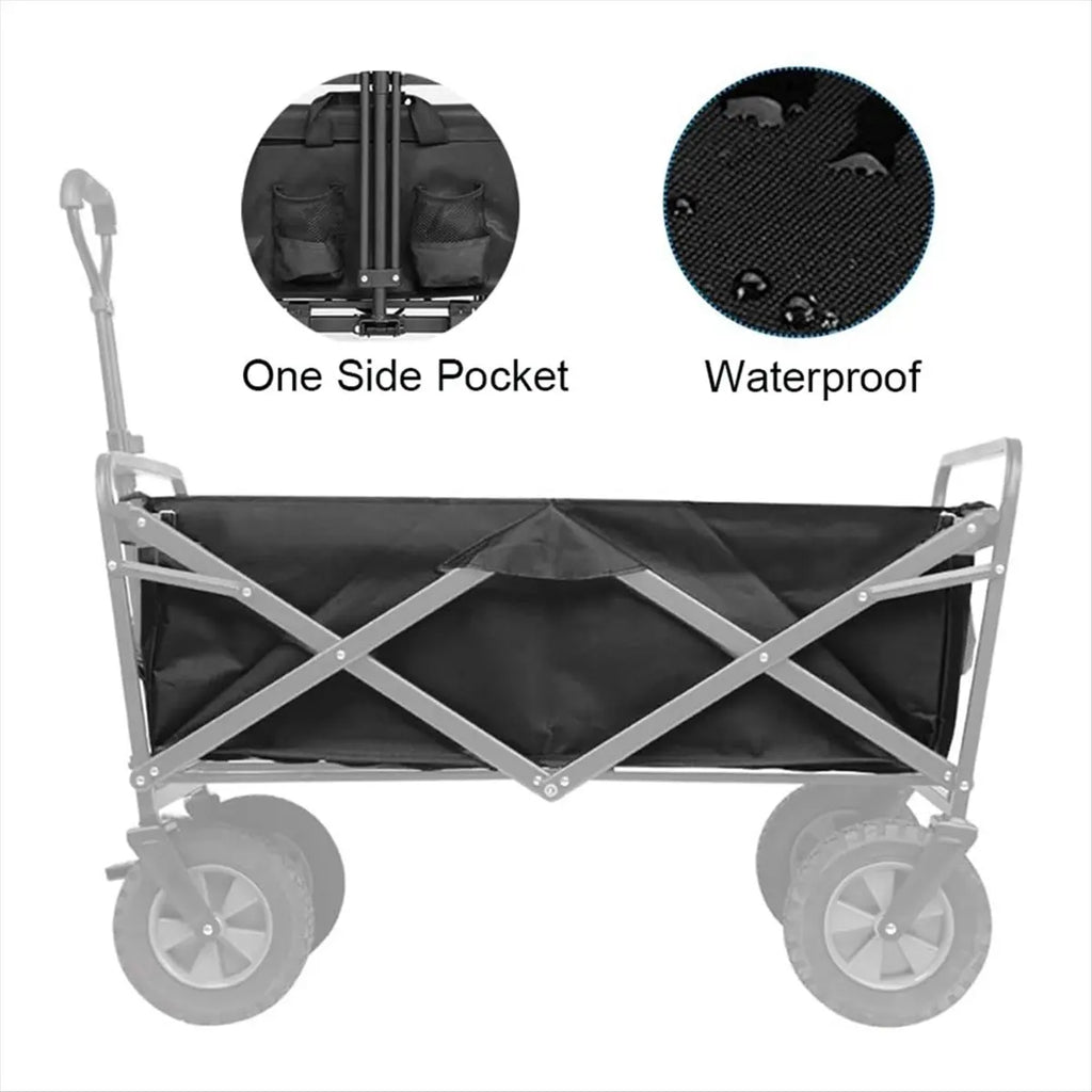 Top Rated-5 Inch Liner for Wagon Cart/Camping Cart, Beach Cart Large Capacity Cloth Pocket, Replacement Cloth Bag
