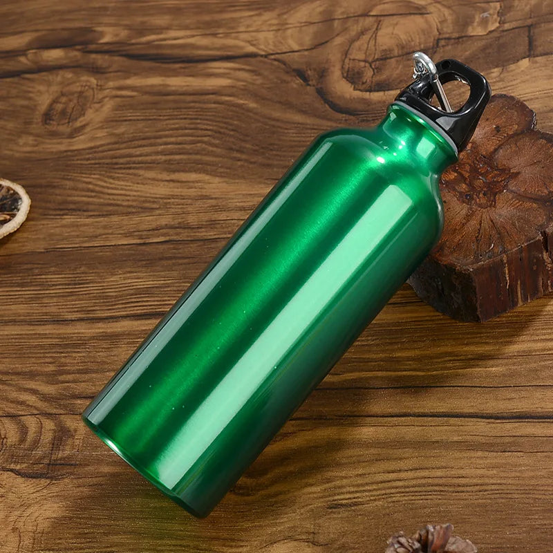 Alloy Water Bottle 750Ml Single Wall Camping Portable Picnic Sports Kettle