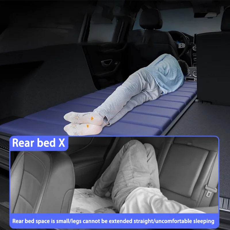 Non-Inflatable Car Travel Bed Outdoor Camping Folding Bed Portable SUV Mattress Universal Travel Mattress