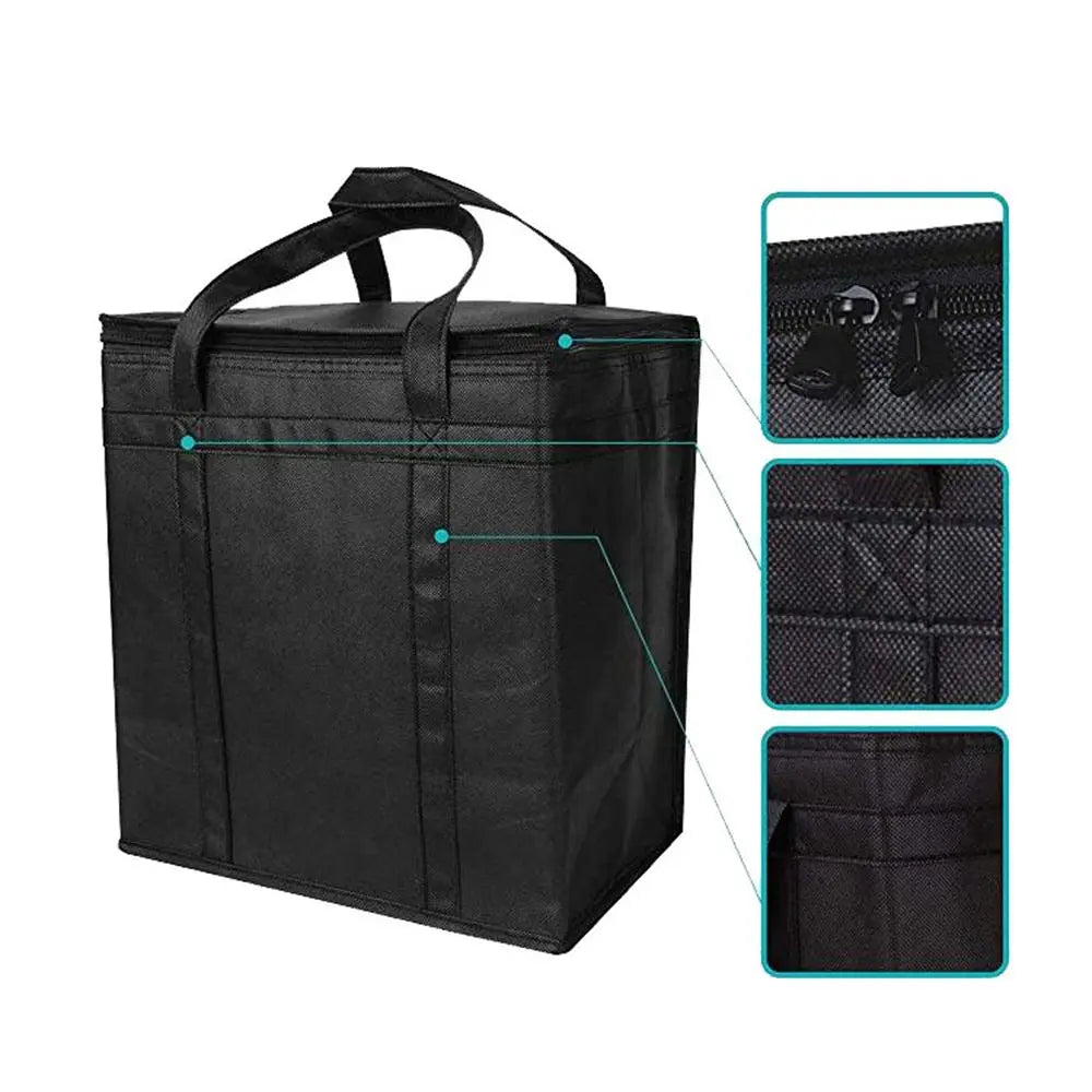 Camping Cooler Box Picnic Bag Food Drink Storage Bag Extra Large Travel Lunch Bag Drink Ice Insulated Cooler Cool Bag