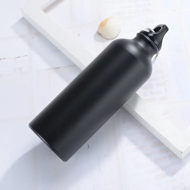 Alloy Water Bottle 750Ml Single Wall Camping Portable Picnic Sports Kettle