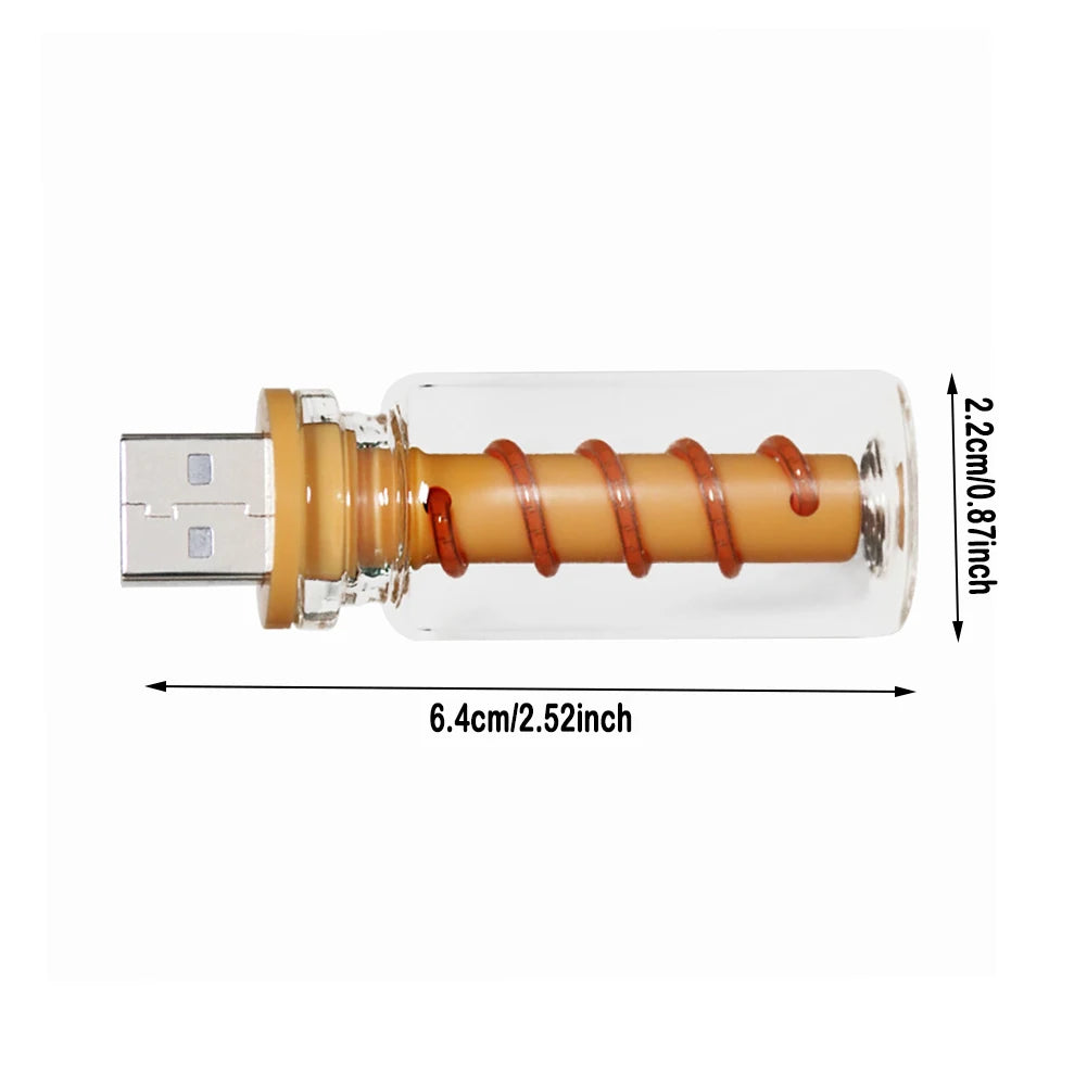 For Daily Lighting Bulb Atmosphere Lamp LED Spiral Filament Light Handmade DIY Camping Light LED Flexible Retro USB Light Bulb