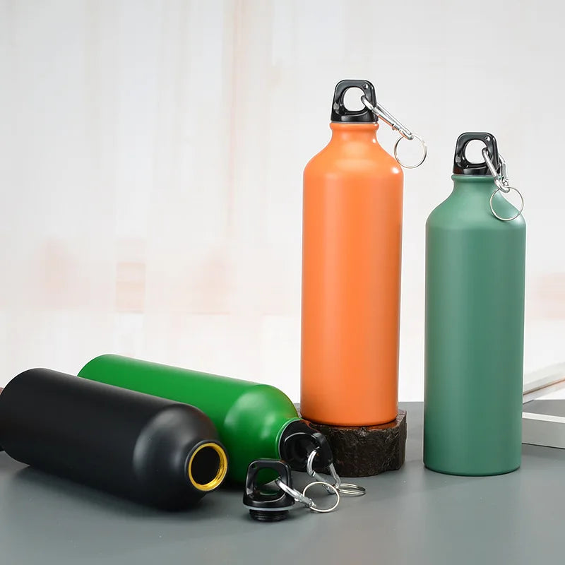 Alloy Water Bottle 750Ml Single Wall Camping Portable Picnic Sports Kettle