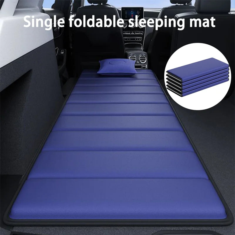Non-Inflatable Car Travel Bed Outdoor Camping Folding Bed Portable SUV Mattress Universal Travel Mattress